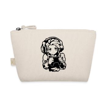 Gaming Boy Sketch - Organic Pouch - nature - Front