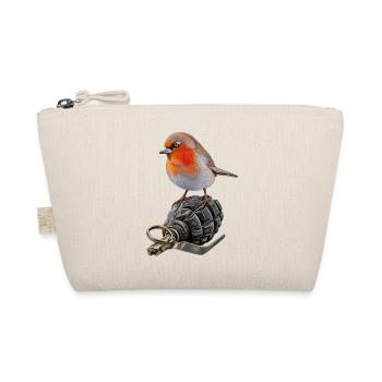 Robin of Peace - Organic Pouch - nature - Front
