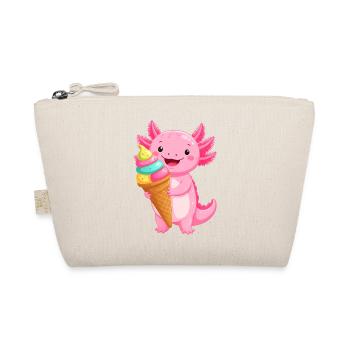 Axolotl Rose Comic avec Cône d’École – Art de la Rentrée - Trousse biologique - nature - Devant