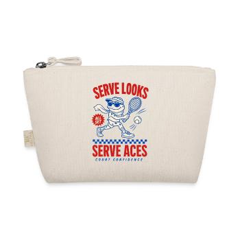 Serve Looks Serve Aces – Cooler Tennisfrosch - Bio-Täschchen - Natur - Vorne