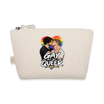Schwul, aber nicht queer - Bio-Täschchen - Natur - Vorne