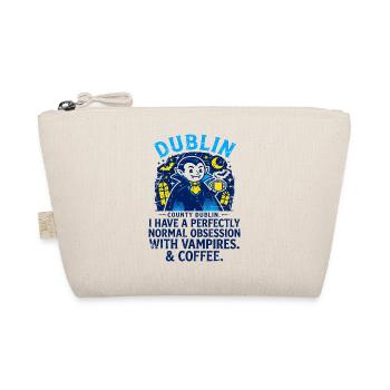 County Dublin Vampire And Coffee Obsession - Bio-Täschchen - Natur - Vorne