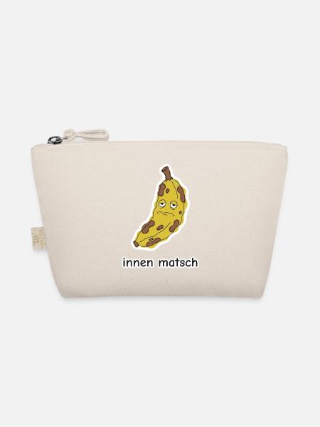 innen matsch – Banane Meme - Bio-Täschchen - Natur
