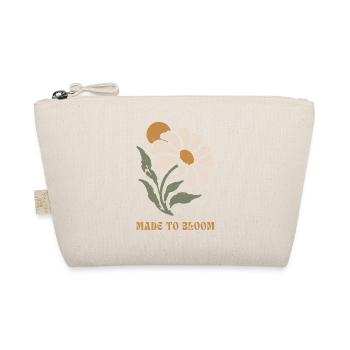 Bloom Daisy Botanischer Wappen - Bio-Täschchen - Natur - Vorne