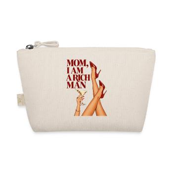 Mom I Am A Rich Man - Bio-Täschchen - Natur - Vorne