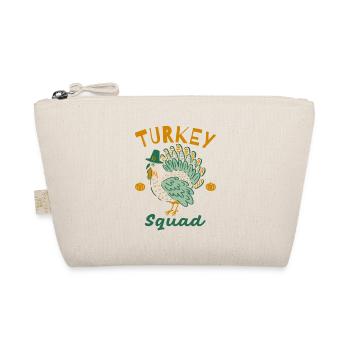 Turkey Squad Herbstdesign - Bio-Täschchen - Natur - Vorne
