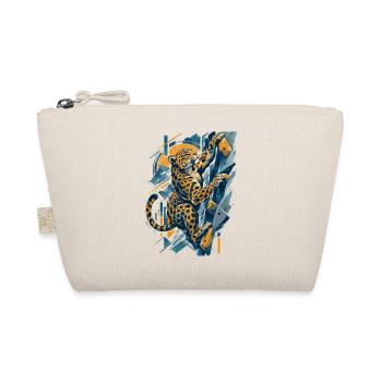 Bouldern Leopard – Abstraktes Klettern - Bio-Täschchen - Natur - Vorne