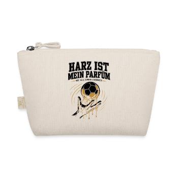 Handballer Geschenk – Harz statt Parfüm - Bio-Täschchen - Natur - Vorne
