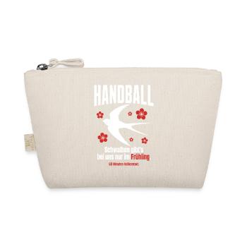 Schwalben gibt es nur im Frühling – Handball - Bio-Täschchen - Natur - Vorne