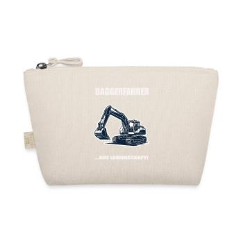 Baggerfahrer Aus Leidenschaft Baustelle Geschenk - Bio-Täschchen - Natur - Vorne