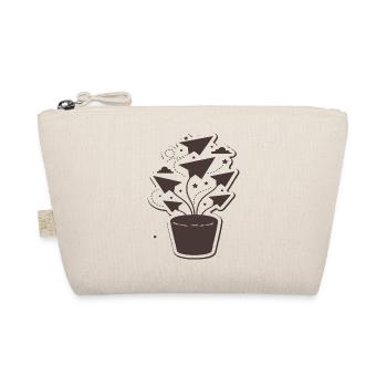 Papierflug-Pflanzenzauber - Bio-Täschchen - Natur - Vorne