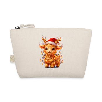 Little Firecracker Goat Weihnachts feuer ziege - Bio-Täschchen - Natur - Vorne