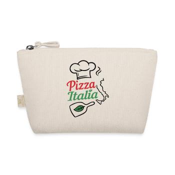 Pizza Italia – Italienische Pizza & Küche - Bio-Täschchen - Natur - Vorne