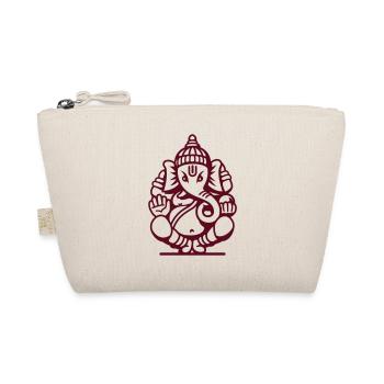 Ganesha Elephant No.04.2_1c - Organic Pouch - nature - Front