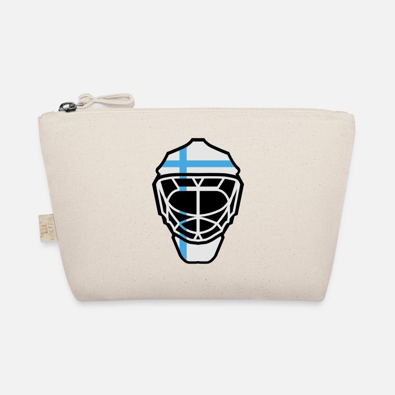 Hockey Goalie Maske Finland - Bio-Täschchen - Natur