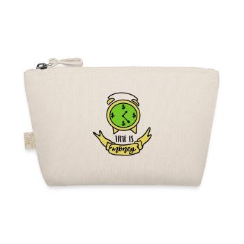 TIME IS MONEY GOLD SHARES GOLD LOVE DEAR MOTIF - Organic Pouch - nature - Front