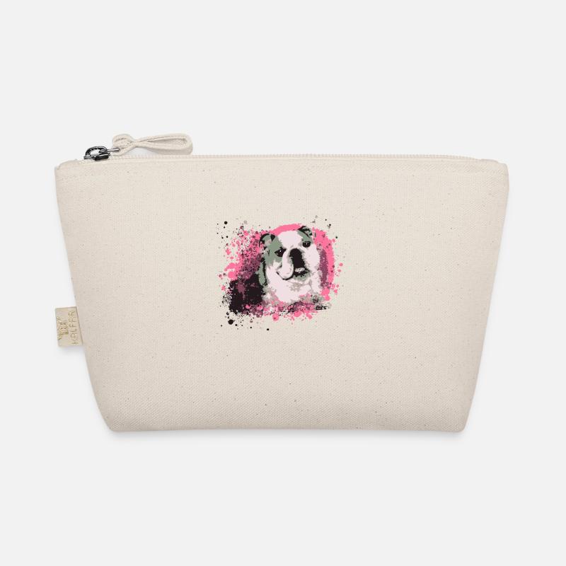 Bouledogue anglais, chien, rose Trousse biologique