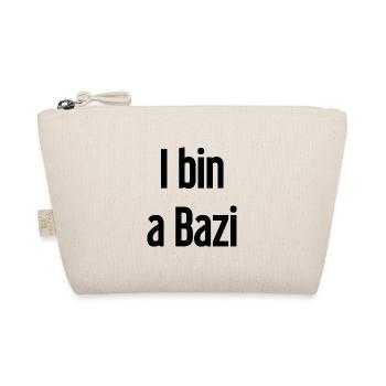 I bin a Bazi – Bayerischer Spruch mit Humor - Bio-Täschchen - Natur - Vorne