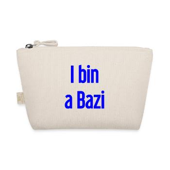 I bin a Bazi – Bayerischer Spruch mit Humor - Bio-Täschchen - Natur - Vorne