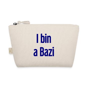 I bin a Bazi – Bayerischer Spruch mit Humor - Bio-Täschchen - Natur - Vorne