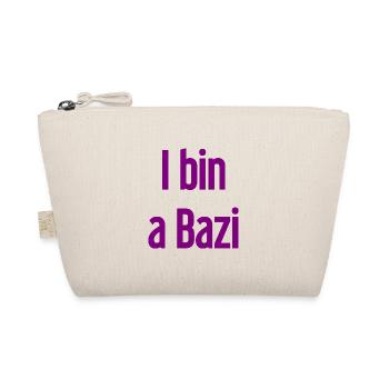 I bin a Bazi – Bayerischer Spruch mit Humor - Bio-Täschchen - Natur - Vorne