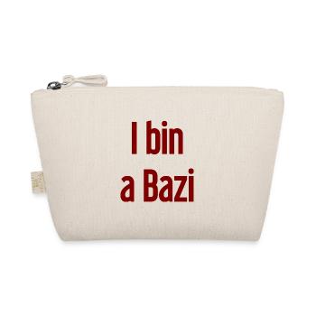 I bin a Bazi – Bayerischer Spruch mit Humor - Bio-Täschchen - Natur - Vorne
