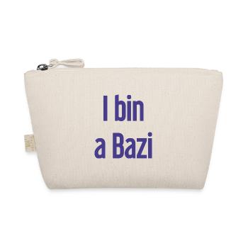 I bin a Bazi – Bayerischer Spruch mit Humor - Bio-Täschchen - Natur - Vorne