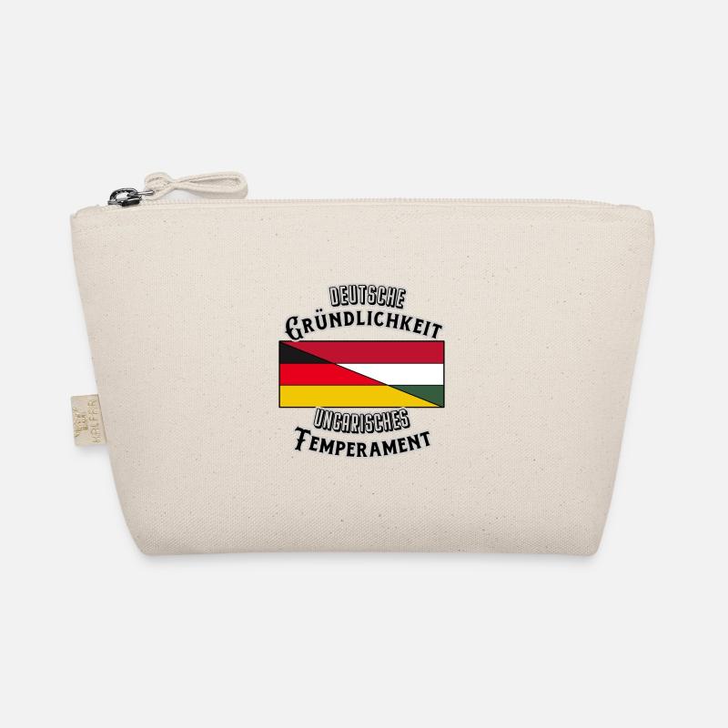 Deutsche Gründlichkeit - Ungarisches Temperament - Bio-Täschchen - Natur