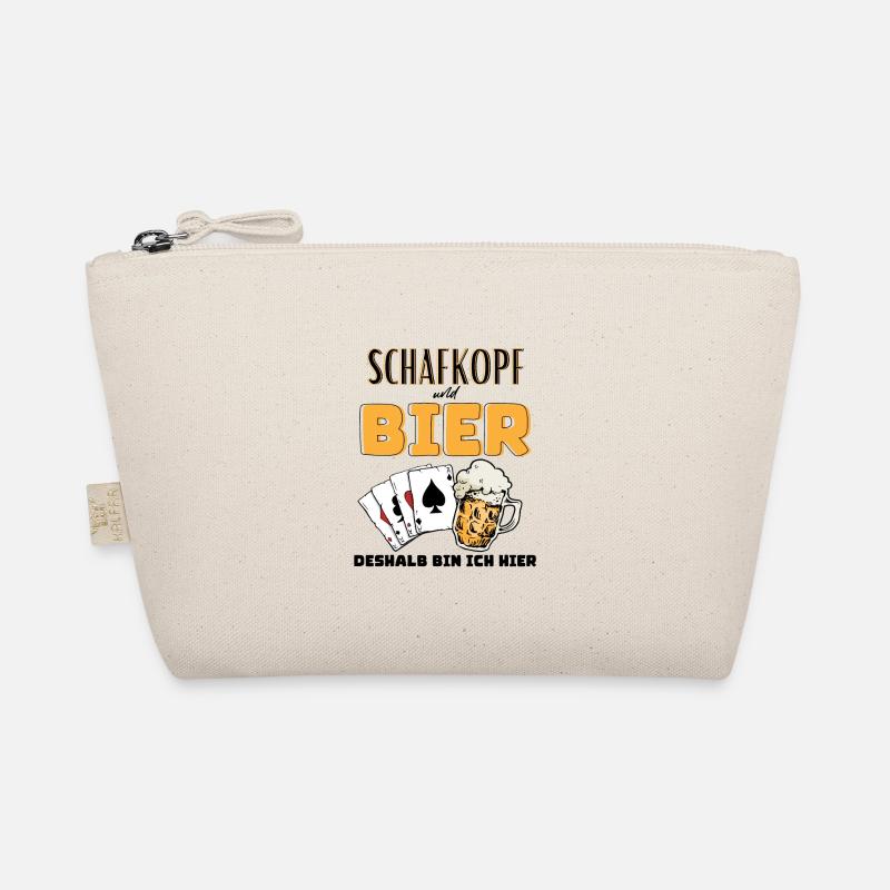 Schafkopf und Bier Bio-Täschchen