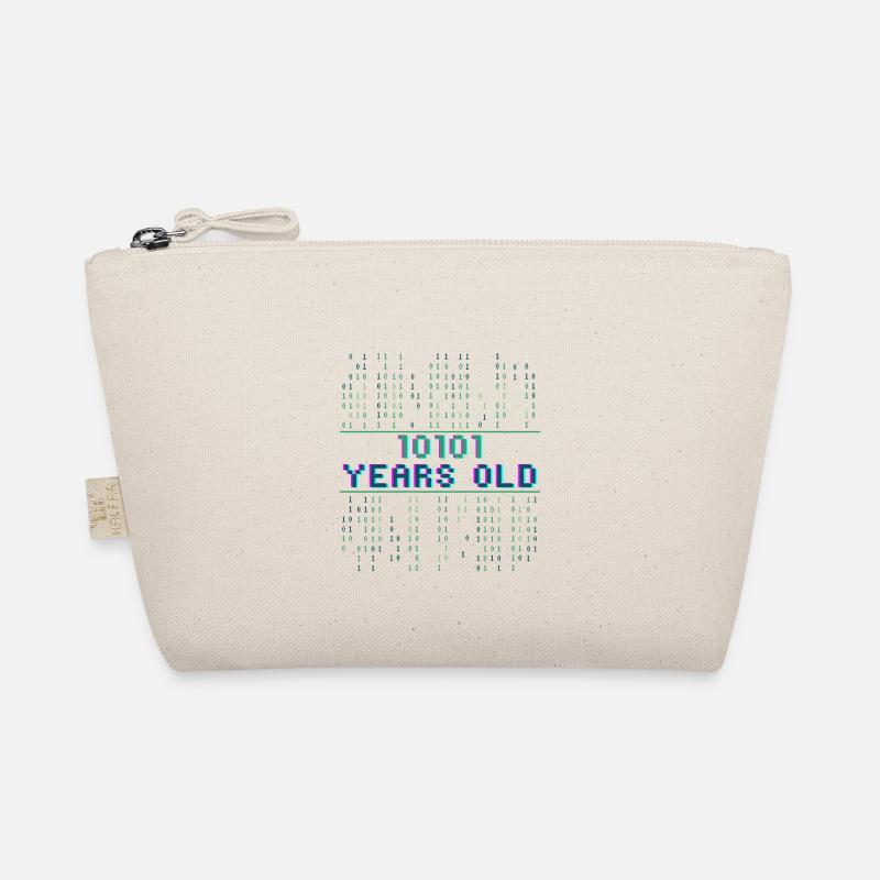 21st birthday 21 years old Binary Code Computer Science Organic Pouch