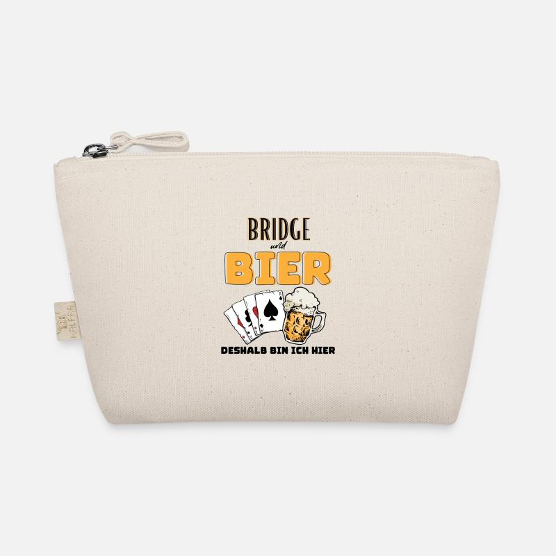 Bridge und Bier Bio-Täschchen