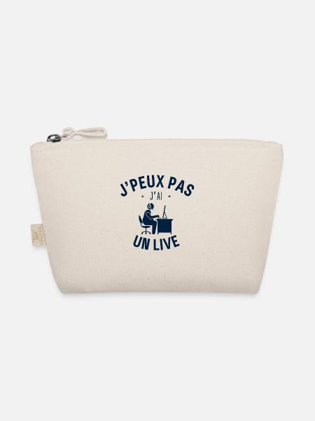 J Peux Pas J Ai Un Live - Trousse biologique - nature - Devant