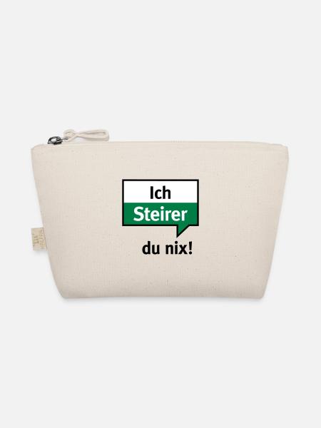 Ich Steirer – du nix - Bio-Täschchen - Natur - Vorne
