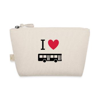 ★ Couleurs de conception modifiables ★ J'aime les bus - Trousse biologique - nature - Devant