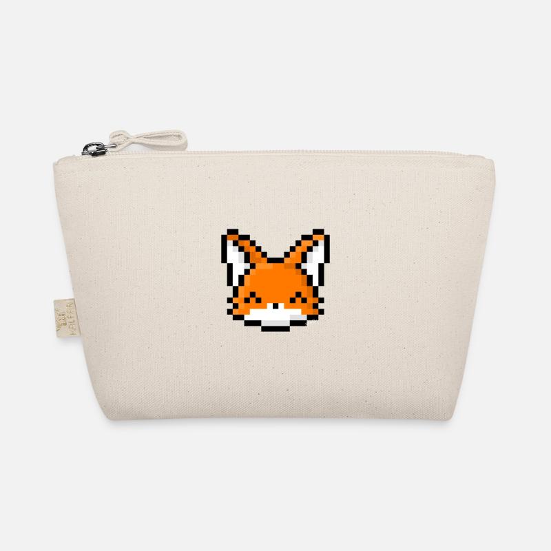 Pixel Art Fox / Fox Bio-Täschchen
