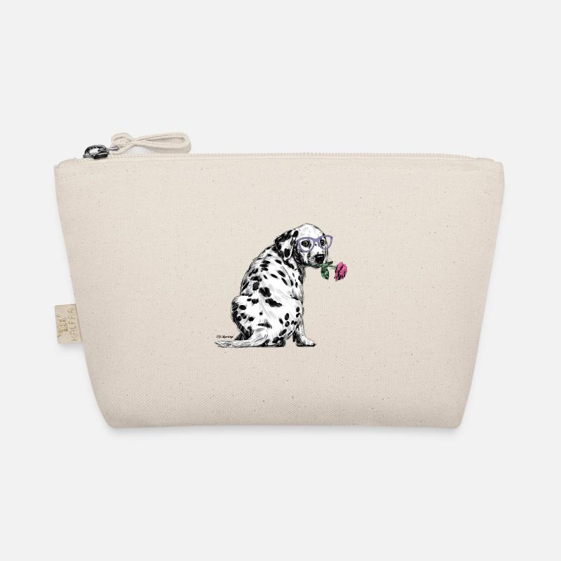PD Moreno Dalmatian with glasses Organic Pouch