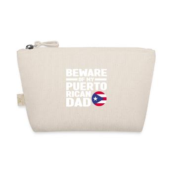 Puerto Rico | Puerto Ricaner Flagge Geschenkideen - Bio-Täschchen - Natur - Vorne