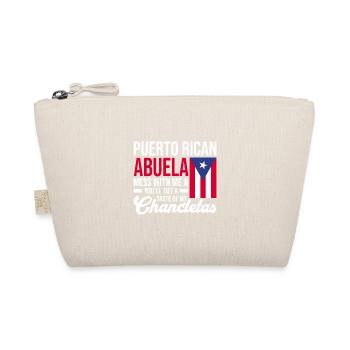 Puerto Rico Flagge | Puerto Ricaner Geschenkideen - Bio-Täschchen - Natur - Vorne