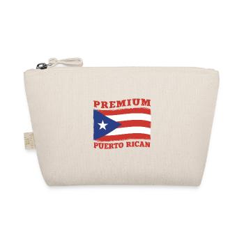 Puerto Rico Flagge | Puerto Ricaner Geschenkideen - Bio-Täschchen - Natur - Vorne