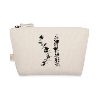 Scoliosis Spine Before and after - Organic Pouch - nature - Front