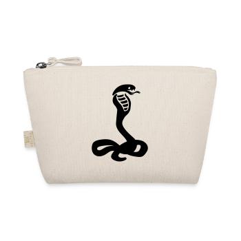 Snake Cobra - Organic Pouch - nature - Front