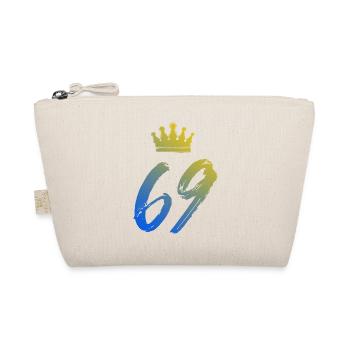 69 Number crown - Organic Pouch - nature - Front