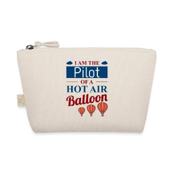 Hot Air Ballooning Hopper Balloon Pilot Balloonist - Organic Pouch - nature - Front
