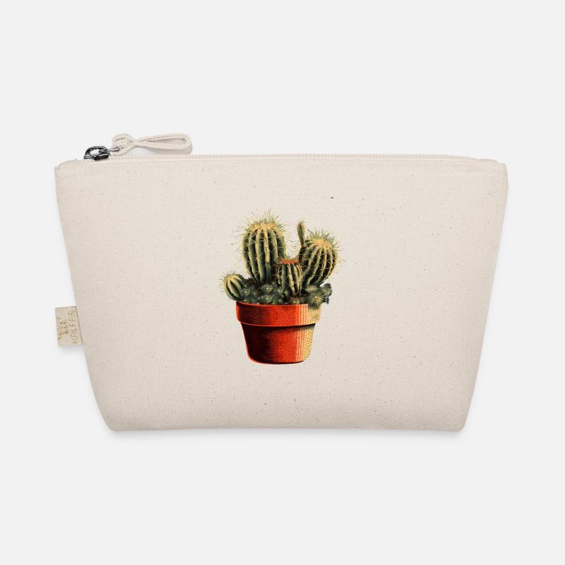 Petit cactus vert dans un pot de fleurs Trousse biologique