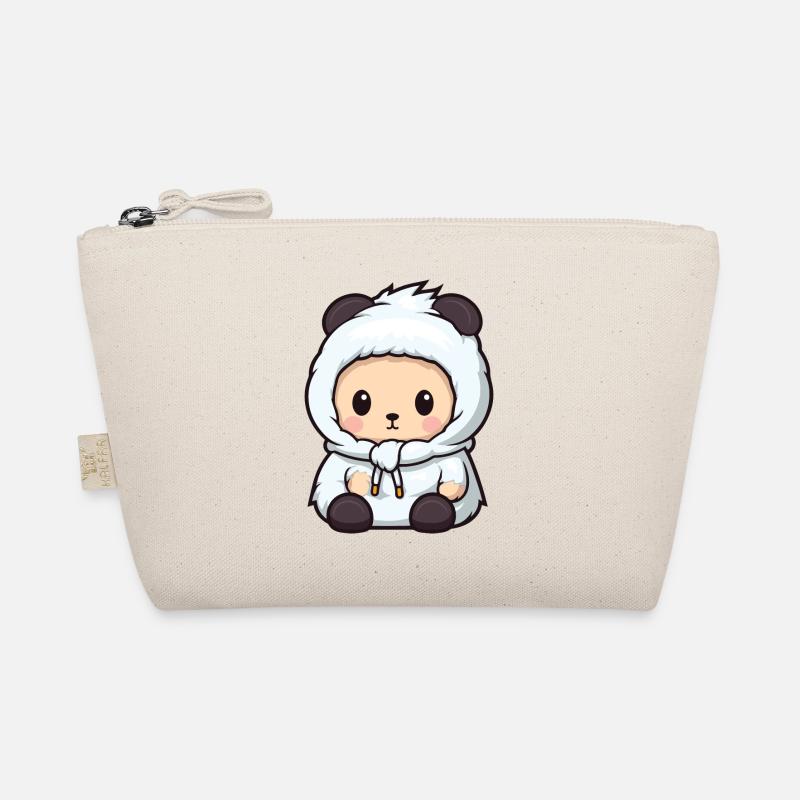 Polar Bear Winter Polar Bear Comic Organic Pouch