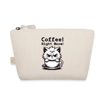 Coffee Right Meow! - Organic Pouch - nature - Front