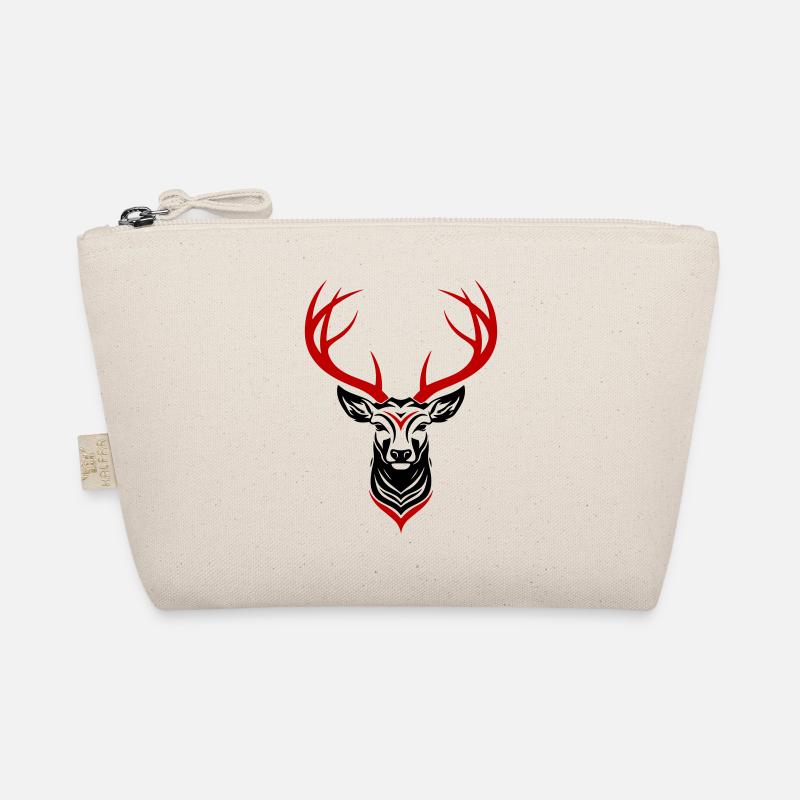 Deer Head Organic Pouch