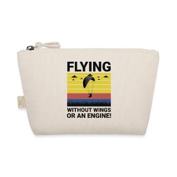 Paragliding Pilot Paraglider Adventures Outdoor - Organic Pouch - nature - Front