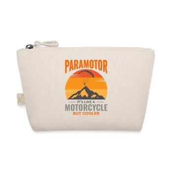 Paramotor Pilot Paramotoring Powered Paraglider - Organic Pouch - nature - Front
