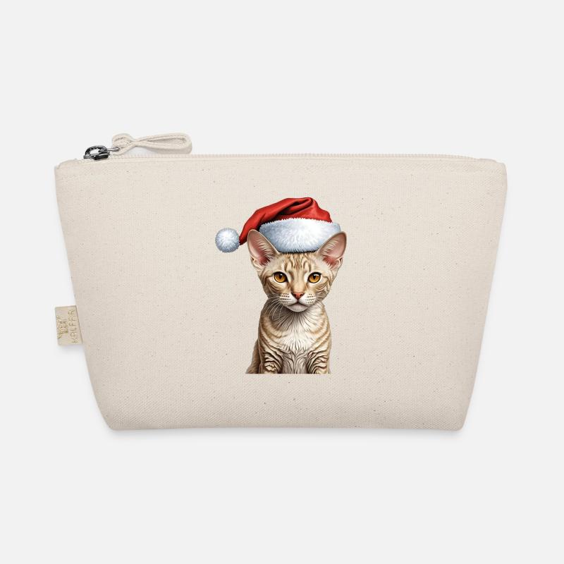 cornish rex christmas Organic Pouch